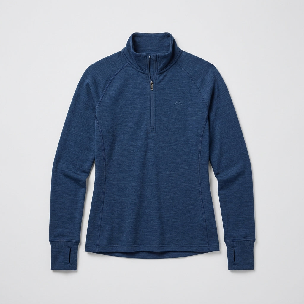 Ascent Quarter-Zip Pullover - Indigo