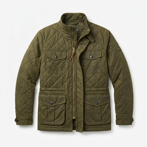 Atlas Quilted Field Jacket - Olive