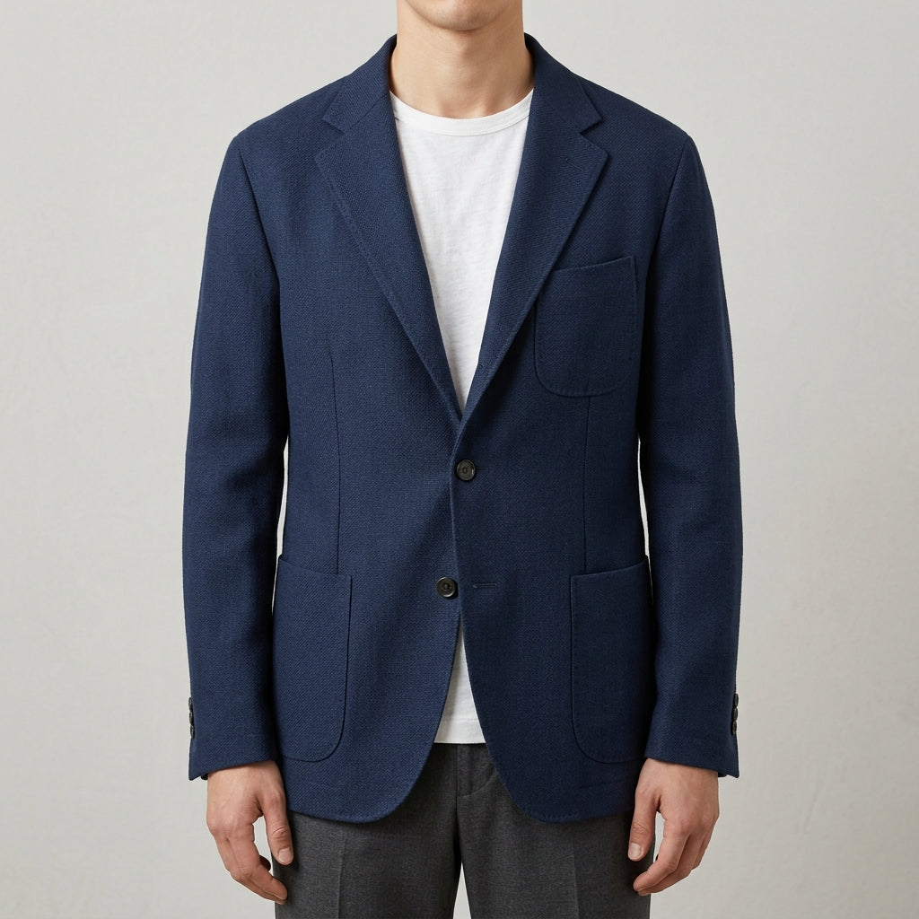 Architect Deconstructed Blazer - Midnight Blue