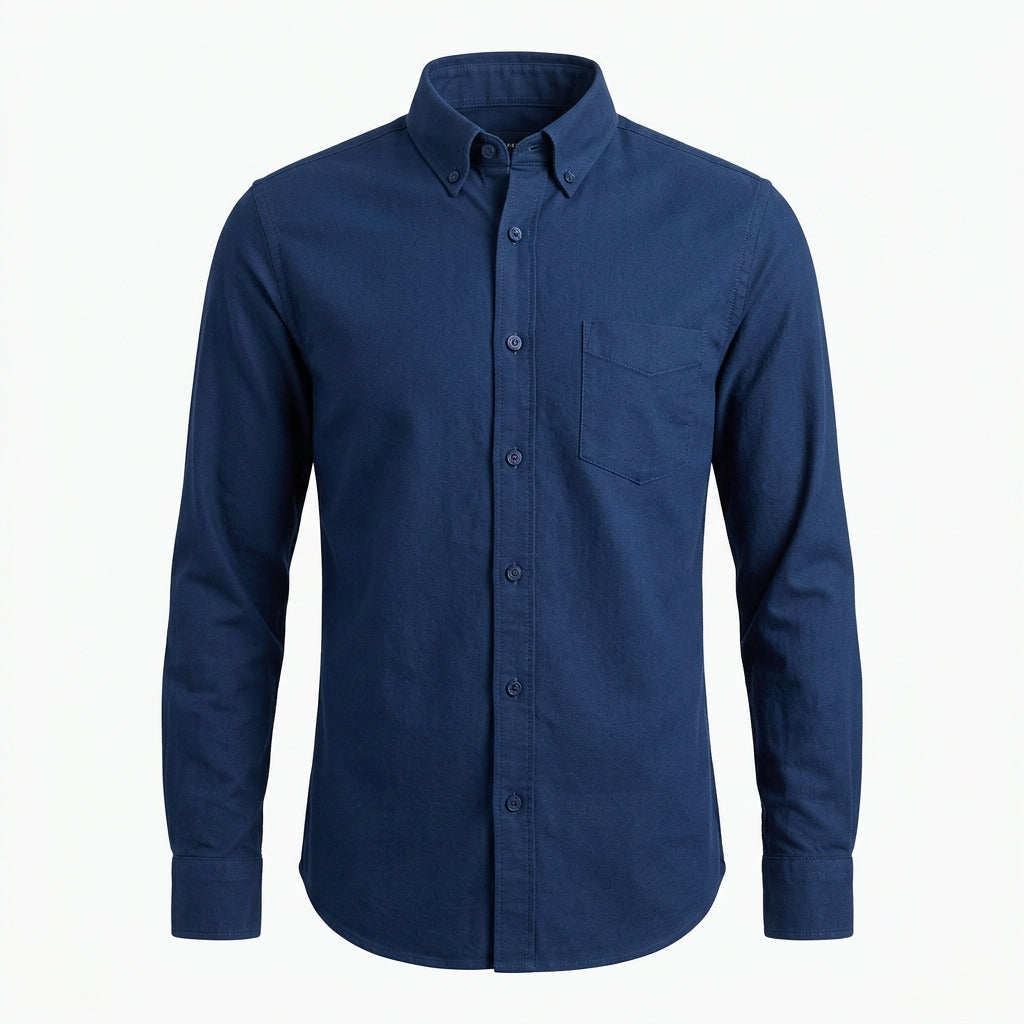 Indigo Shadow Oxford - Deep Indigo