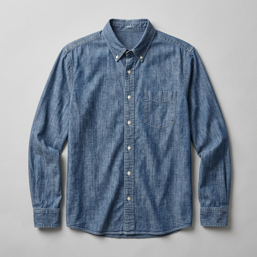 Dusk Chambray Work Shirt - Washed Indigo