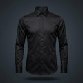Onyx Stretch Sateen - Black