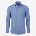 Verona Micro-Check - Blue Check