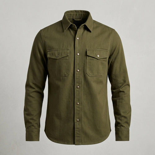 Alpine Twill Utility Shirt - Olive
