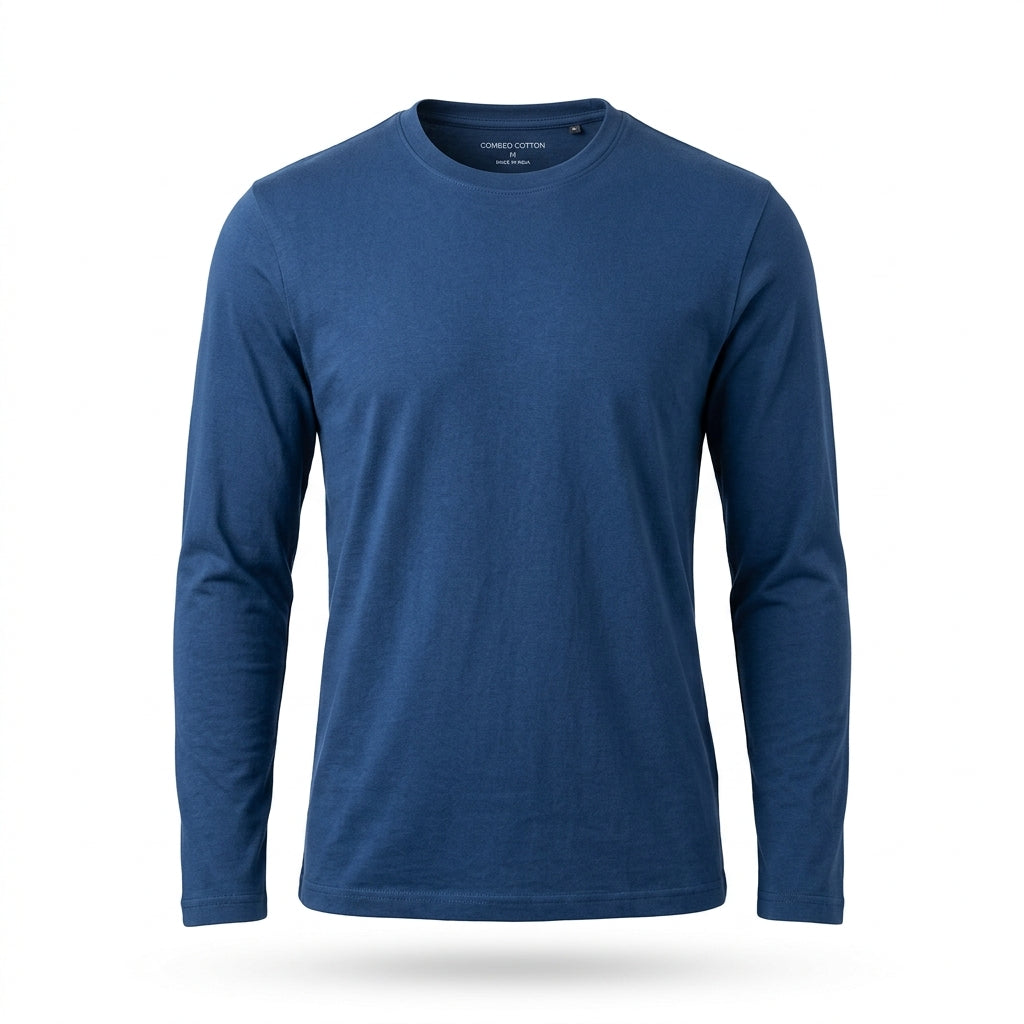 Horizon Long-Sleeve Tee - Indigo