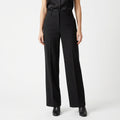Silhouette High-Rise Trousers - Black