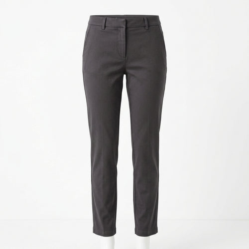 Boulevard Slim Ankle Pant - Charcoal