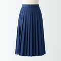 Dusk Pleated Midi Skirt - Indigo