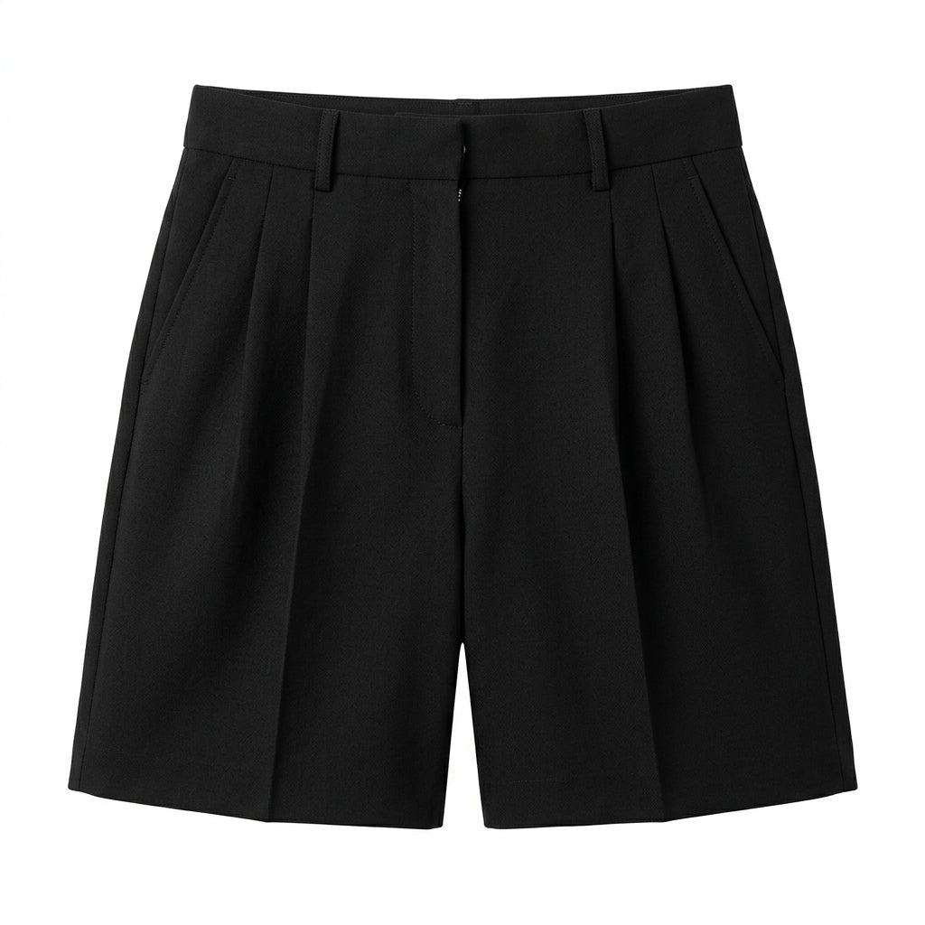 Sable Tailored Shorts - Black