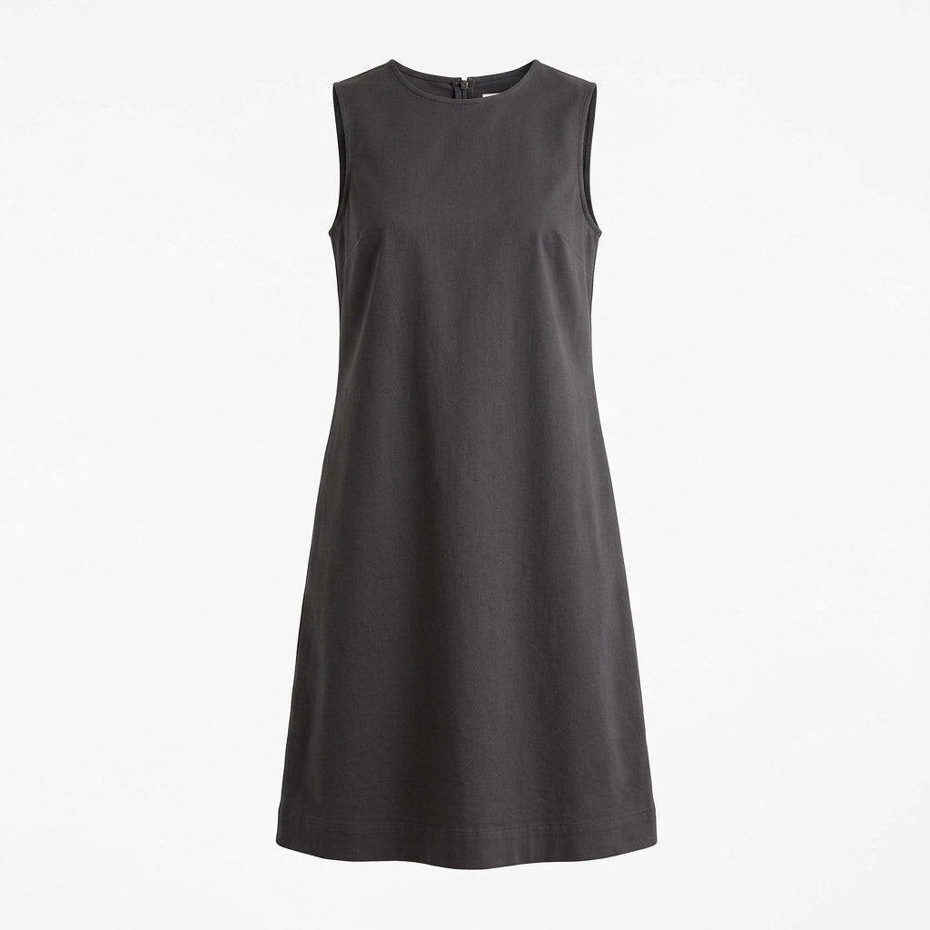 Studio Shift Dress - Charcoal