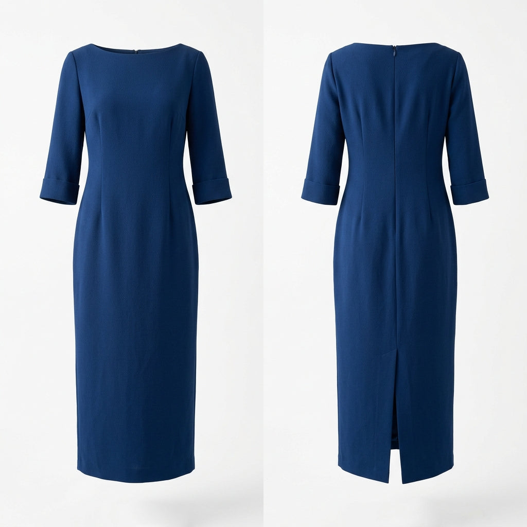 Solstice Column Dress - Indigo