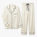 Dreamscape Silk Pajama Set - Ivory