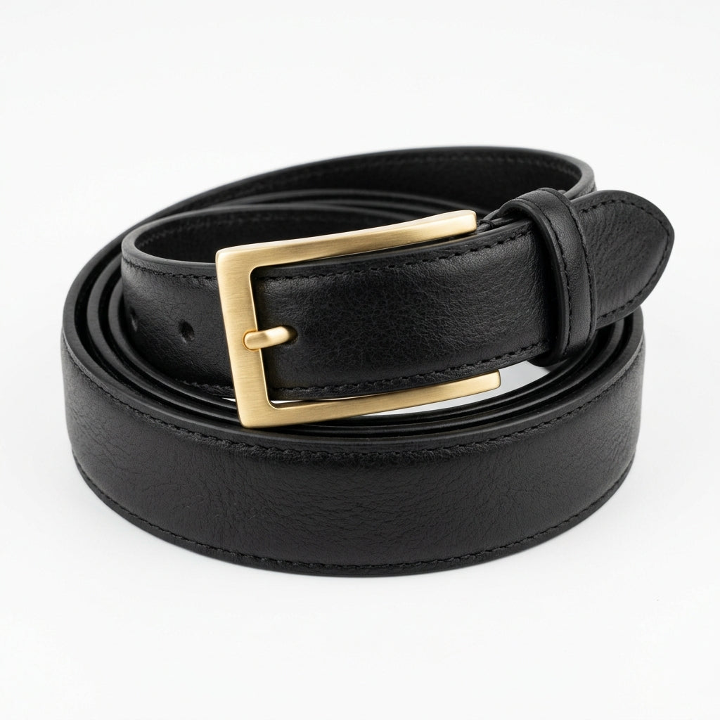 Atelier Leather Belt - Black