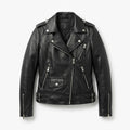 Soho Leather Biker Jacket - Black