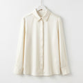 Atelier Silk Button-Up Blouse - Ivory