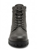 Charcoal Ashfield Combat Zip Boot packshot product photo