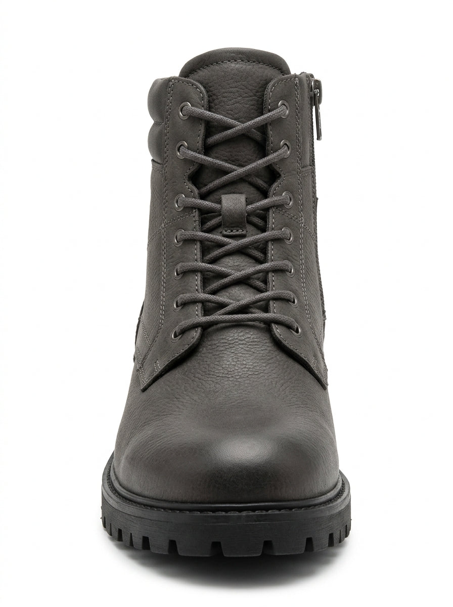 Charcoal Ashfield Combat Zip Boot packshot product photo