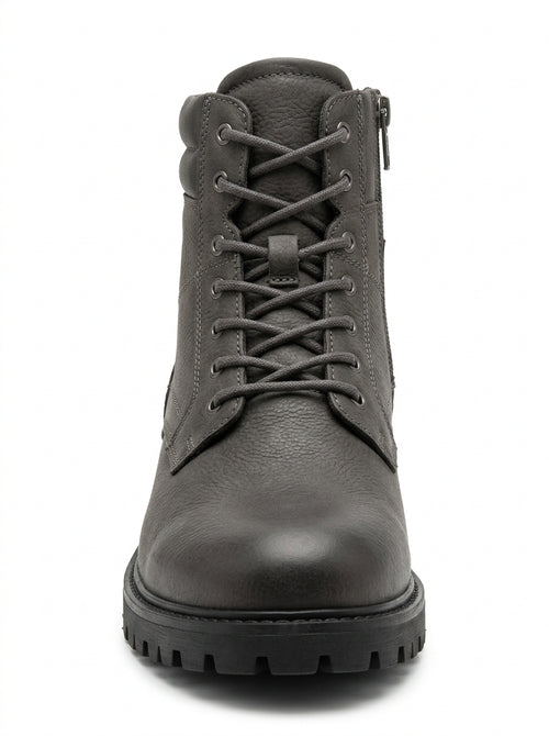 Charcoal Ashfield Combat Zip Boot packshot product photo