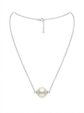 Rose Gold Aurora Pearl Strand Necklace packshot product photo