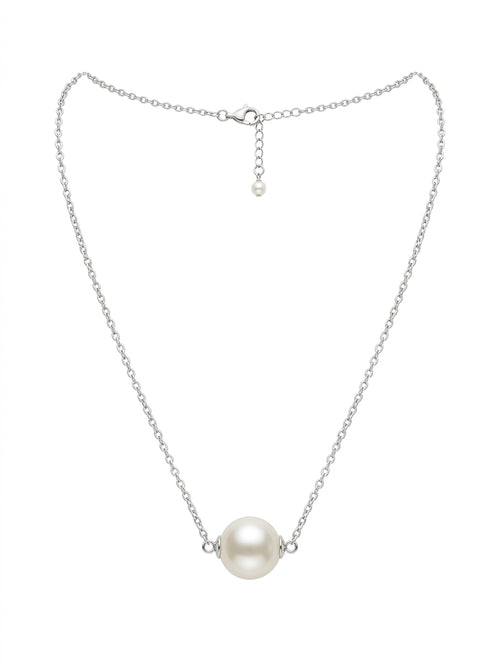 Rose Gold Aurora Pearl Strand Necklace packshot product photo