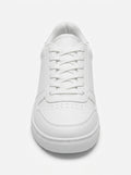 White Averra Courtline Leather Sneaker packshot product photo