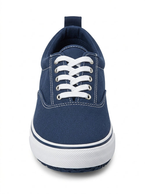 Navy Averra Harbor Deck Sneaker packshot product photo