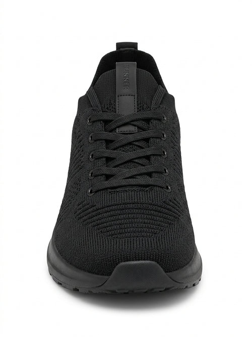Black Averra Nightshift Knit Runner packshot product photo