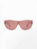 Pink Blush Visor Shield Sunglasses packshot product photo