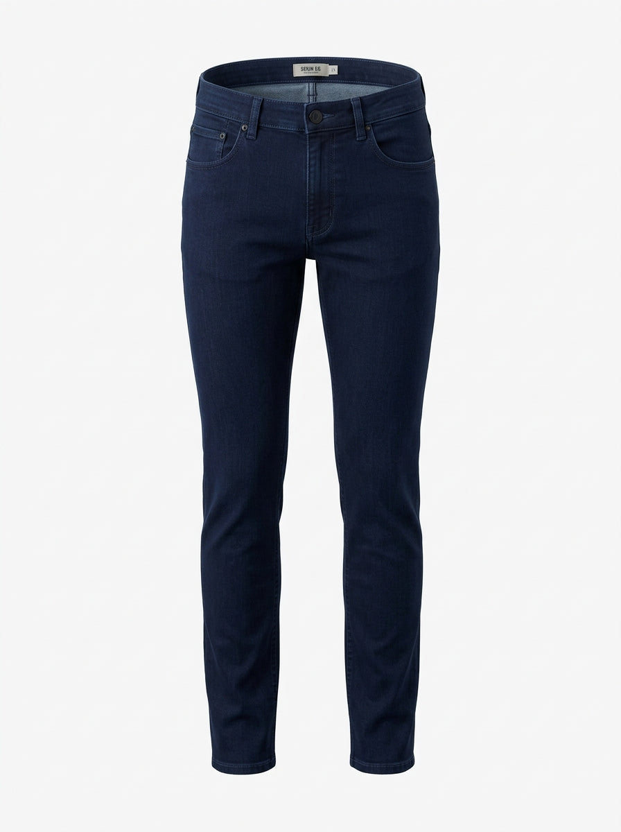 Navy Canyon Indigo Slim Jeans packshot product photo