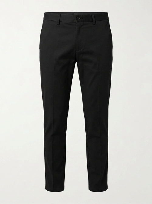 Black Cityline Slim Tech Chino packshot product photo