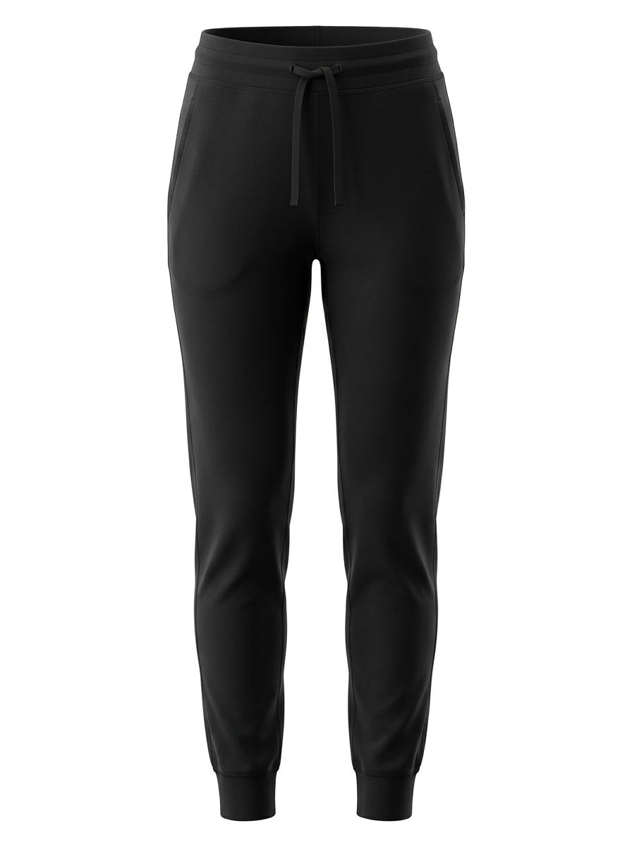 Black CloudSoft Tapered Lounge Jogger packshot product photo