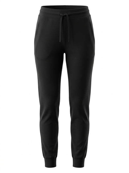 Black CloudSoft Tapered Lounge Jogger packshot product photo