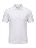 Red Clubhouse Jacquard Polo packshot product photo