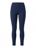 Navy Contour Lift Pocket Legging packshot product photo