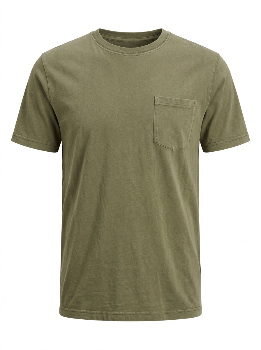 Gray Fieldstone Pocket Tee packshot product photo