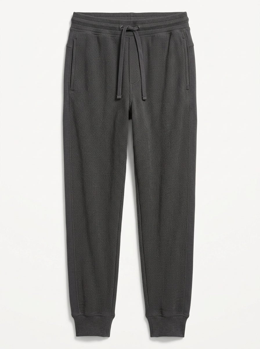 Charcoal Forge Thermal Waffle Joggers packshot product photo