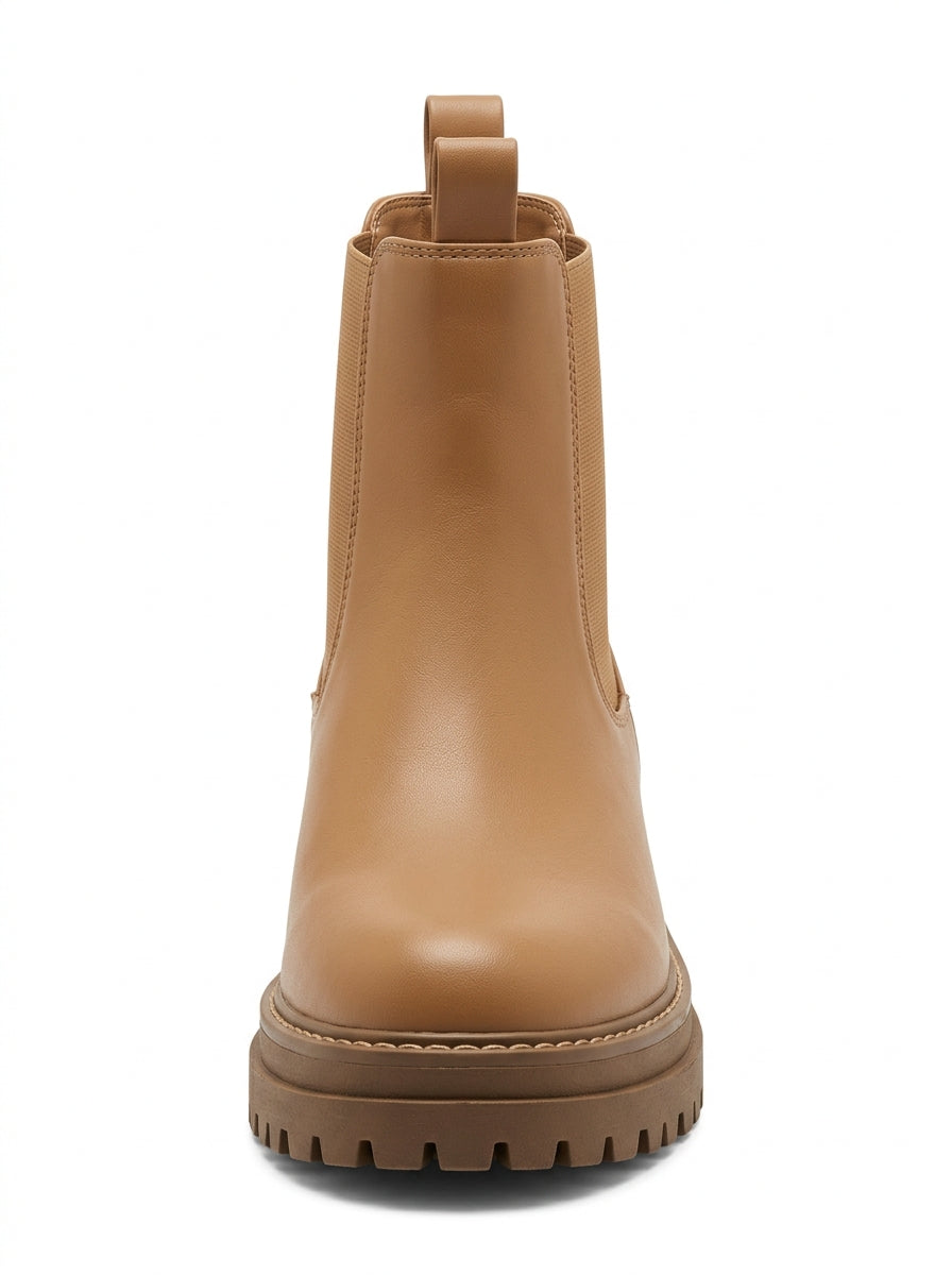 Camel Harbor Chelsea Lug Boot packshot product photo