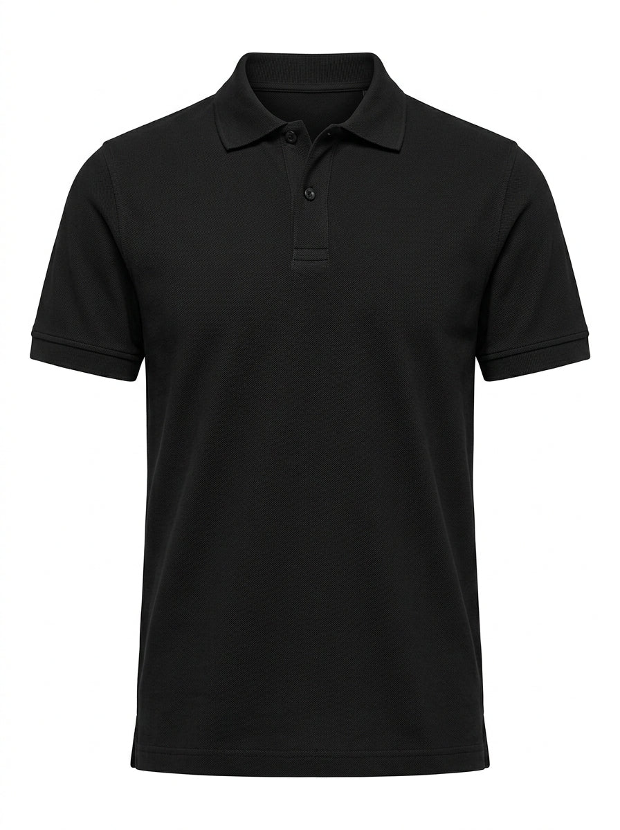 Black Harbor Classic Piqué Polo packshot product photo