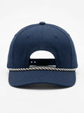 Navy Harbor Rope Brim Cap packshot product photo