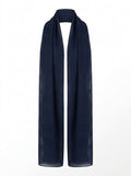 Navy Harbor Stripe Lightweight Scarf packshot product photo