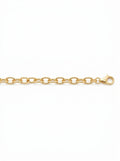 Gold Luna Link Womens Bracelet packshot product photo