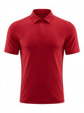 White Monaco Performance Polo packshot product photo
