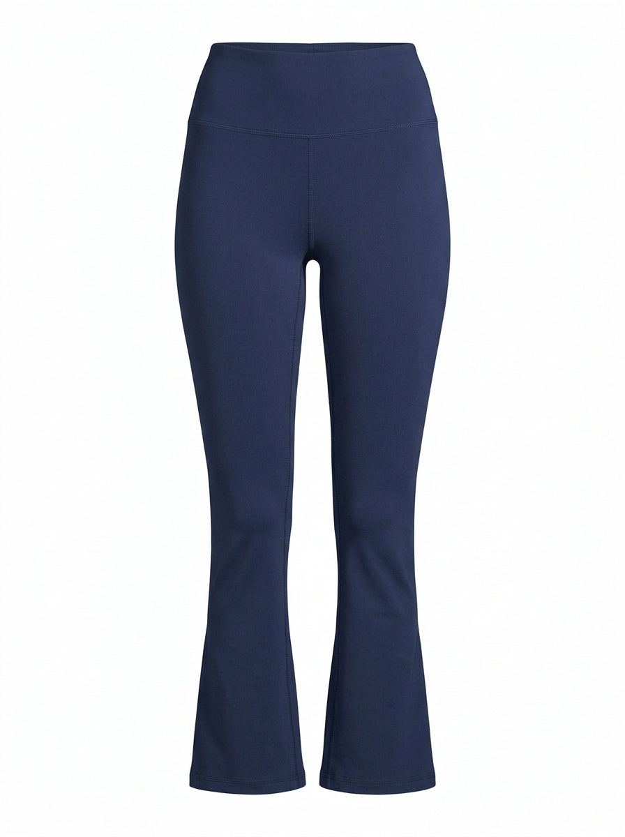 Navy MoveFree Crop Flare Legging packshot product photo
