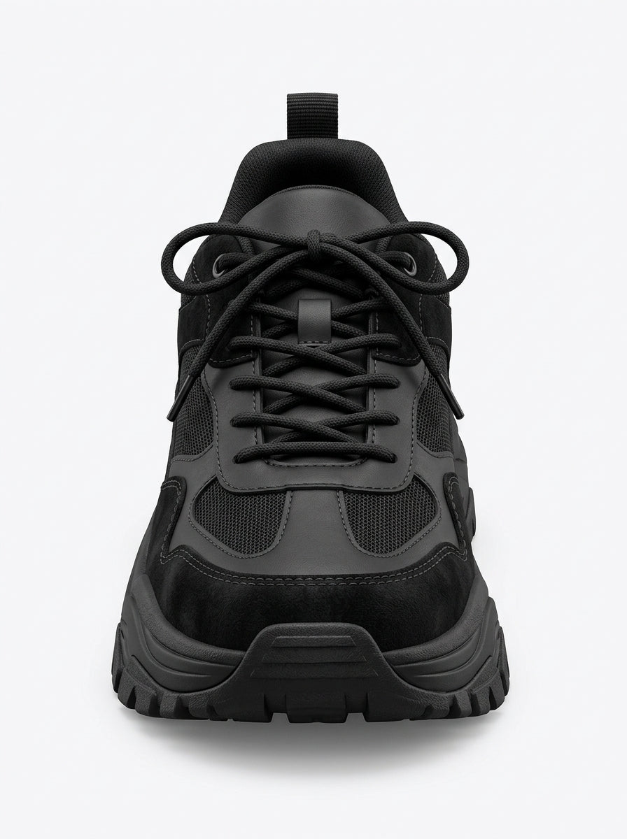 Sage Noir Trek Lug Sole Sneaker packshot product photo