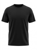 Black Northline Essential Crew Tee packshot product photo