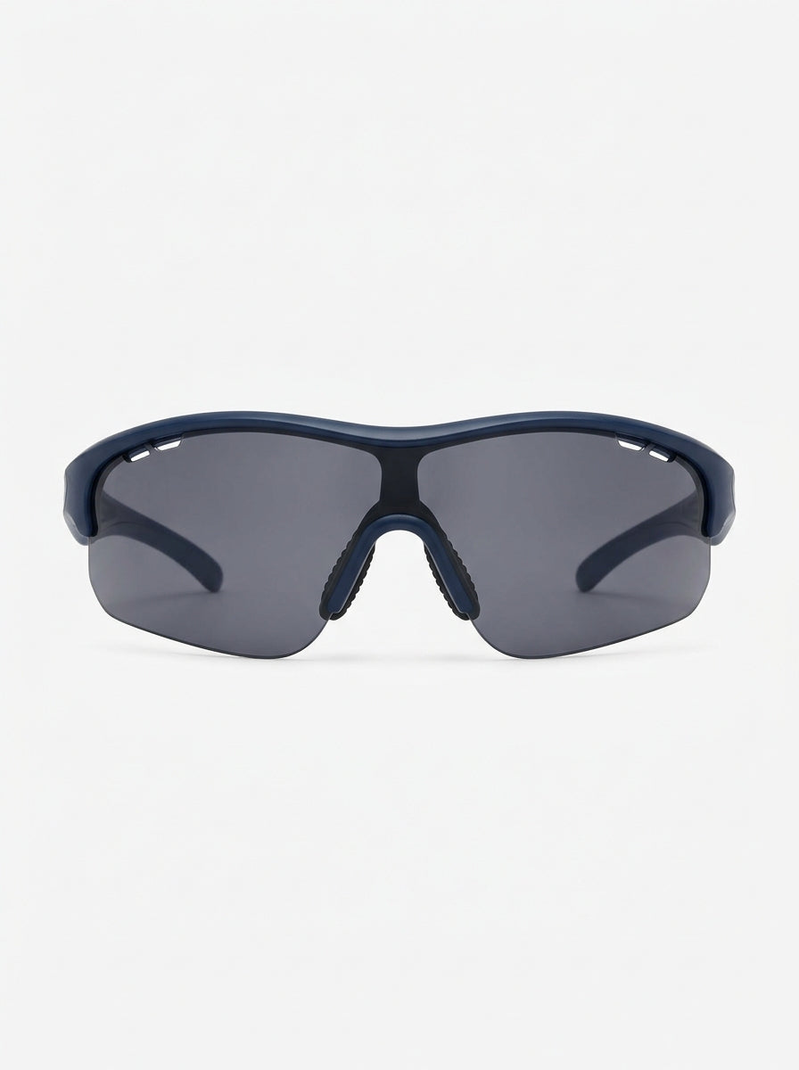 Navy Northwind Shield Sport Sunglasses packshot product photo