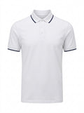 Black Regatta Tipped Collar Polo packshot product photo