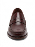 Burgundy Regent Saddle Loafer packshot product photo