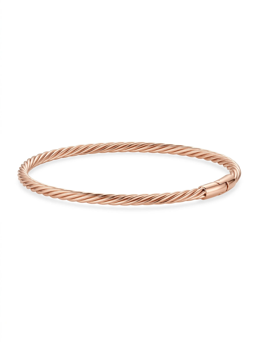 Pearl Rosette Twist Womens Bracelet packshot product photo