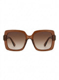 Brown Sahara Oversized Square Sunglasses packshot product photo